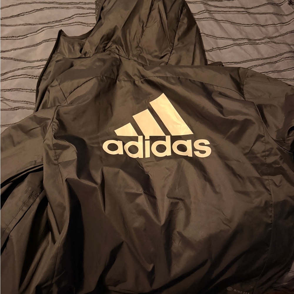 Adidas Water Resistant Hooded Jacket